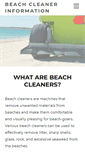 Mobile Screenshot of beachcleaner.com